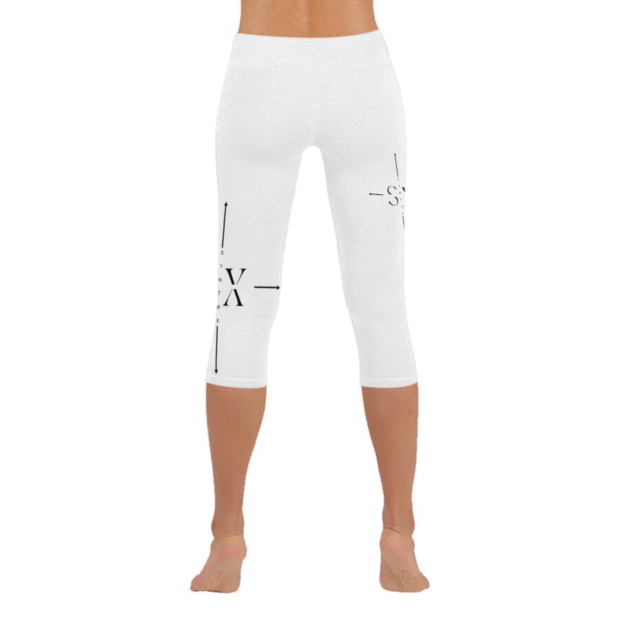 All-Over Low Rise Capri Leggings (Model L08) - Image 3
