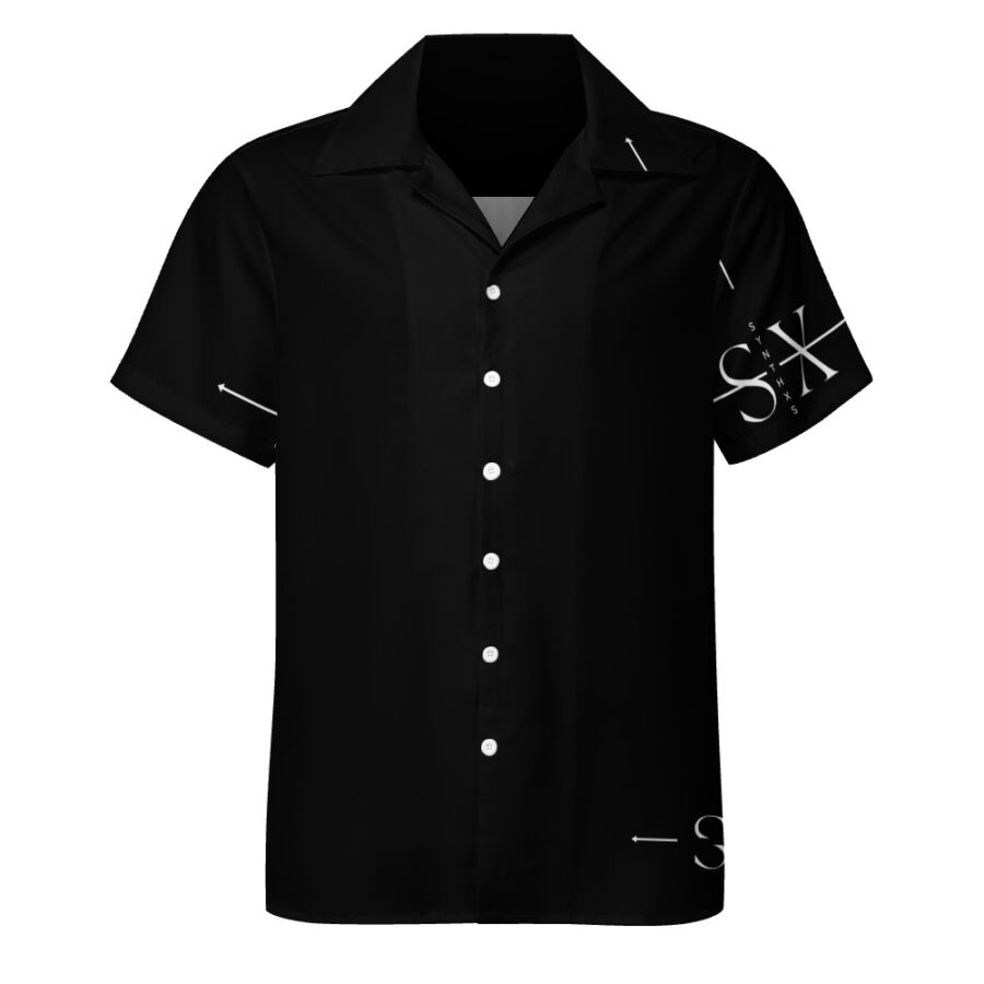 SXAXIS™ 2025 New upgrade Cuban collar shirt | QR Code Streetwear & Interactive Fashion