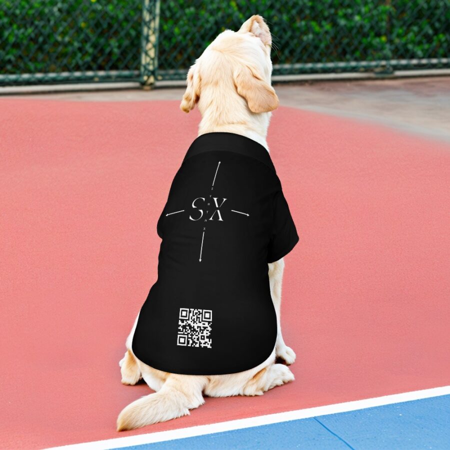 SXAXIS™ Pet shirt | QR Code Streetwear & Interactive Fashion - Image 3