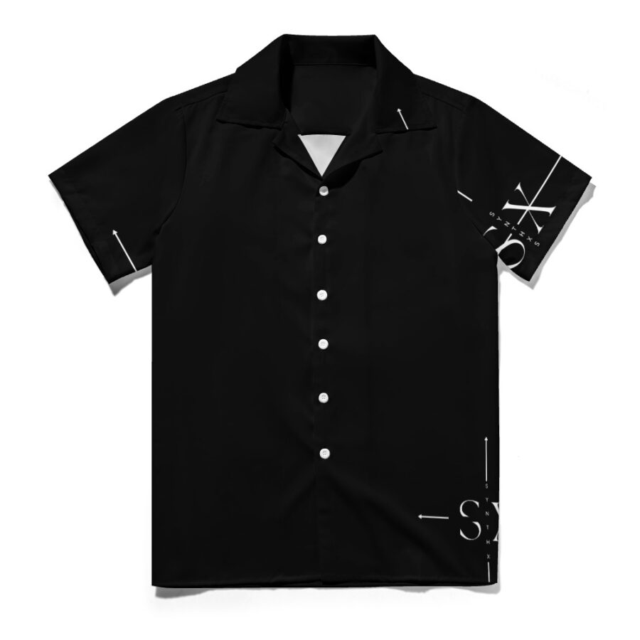 SXAXIS™ 2025 New upgrade Cuban collar shirt | QR Code Streetwear & Interactive Fashion - Image 2