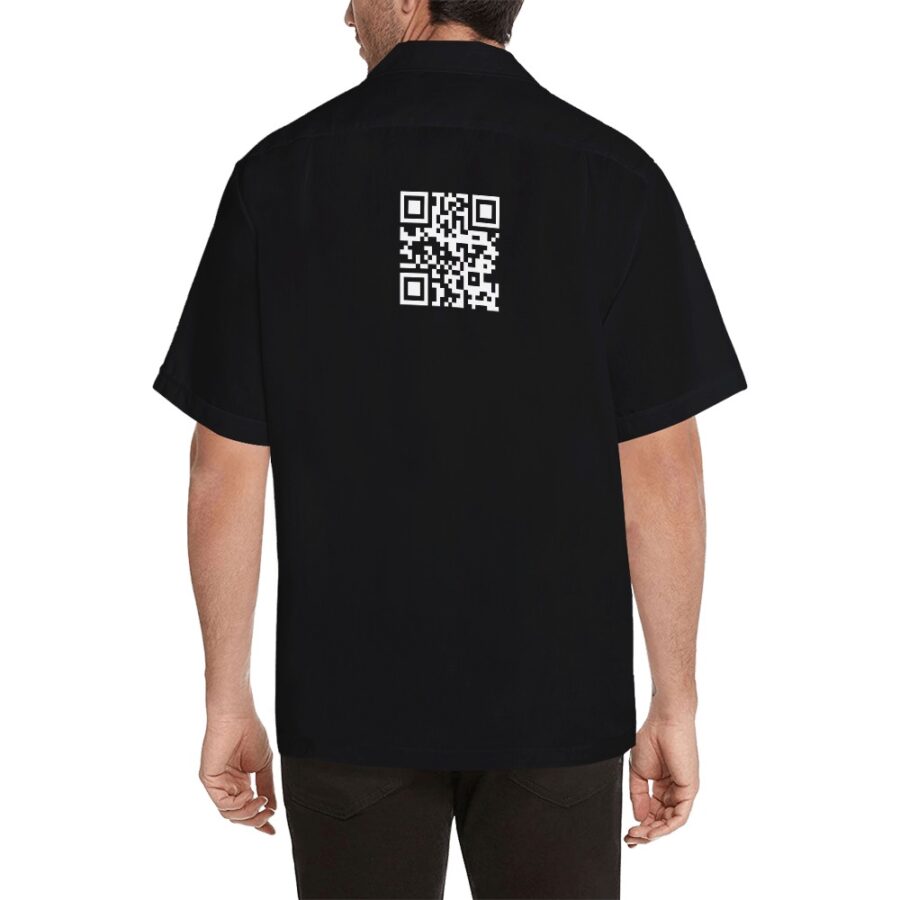SXAXIS™ Men's All Over Print Shirt (Model T58) | QR Code Streetwear & Interactive Fashion - Image 2