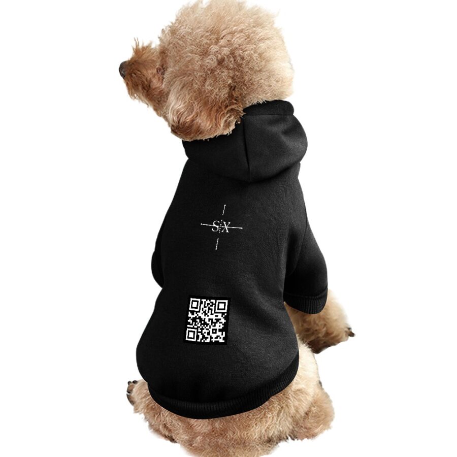 Pet Suit with Hat Black 2024 New