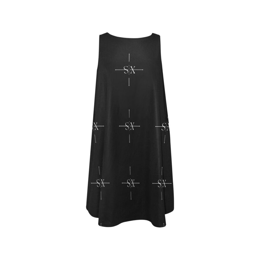 Women's Sleeveless A-Line Pocket Dress (D57) - Image 3
