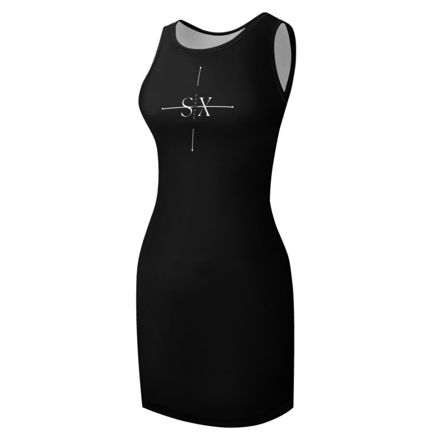 Temperament Slim Fit Sleeveless Tank Dress - Image 8