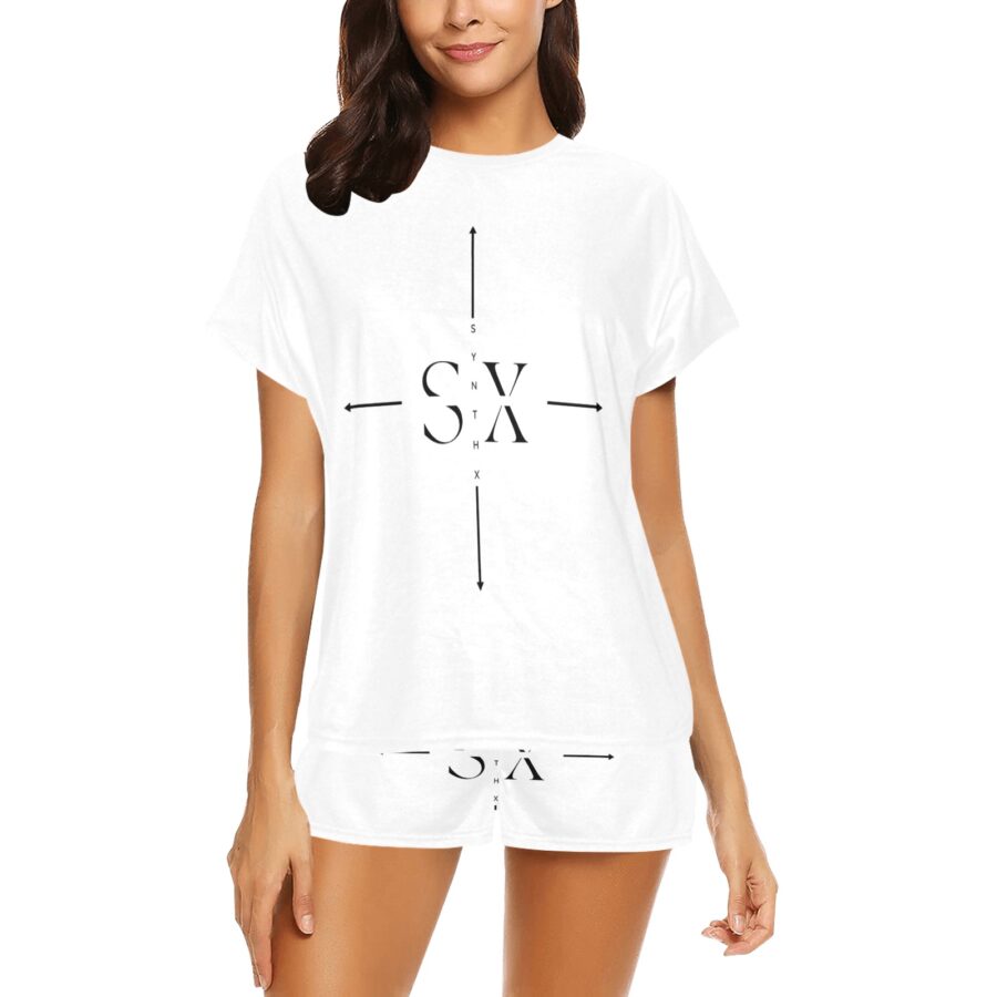 Women's Short Pajama Set(ModelSets01)