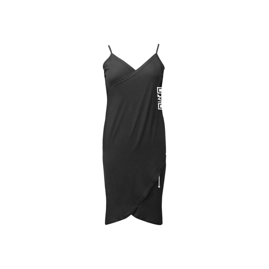 Spaghetti Strap Backless Beach Dress (D65) - Image 3