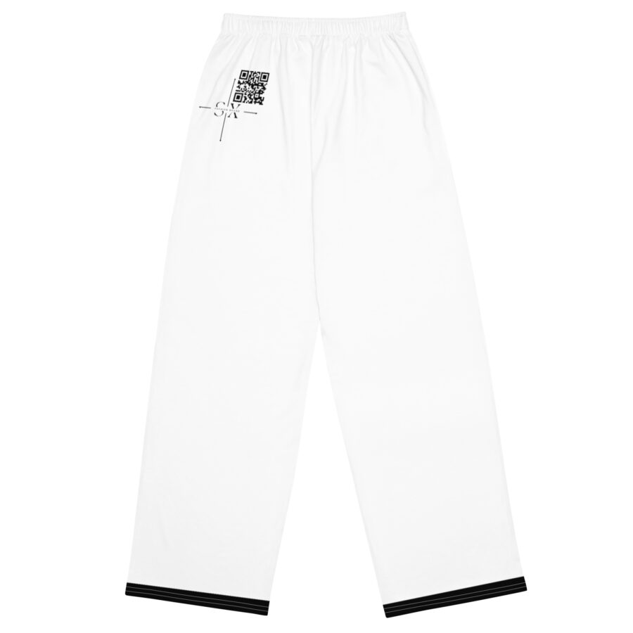 All-over print unisex wide-leg pants - Image 2