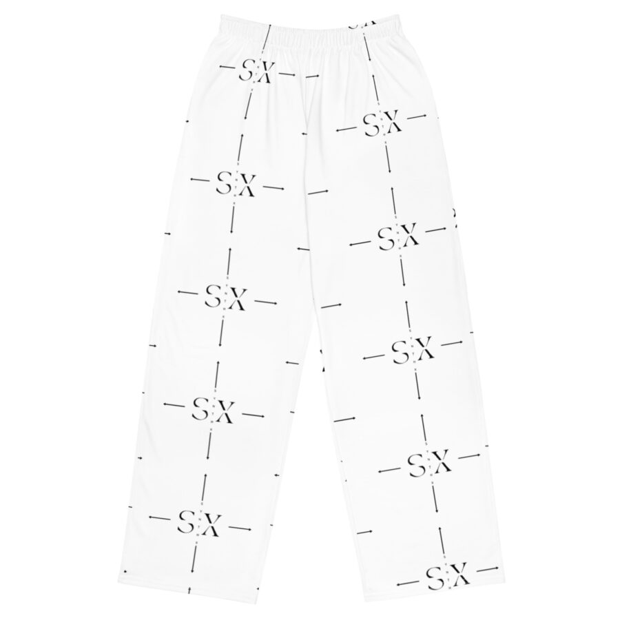 All-over print unisex wide-leg pants
