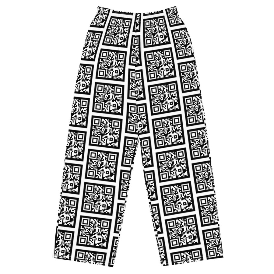All-over print unisex wide-leg pants