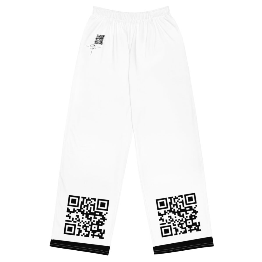 All-over print unisex wide-leg pants