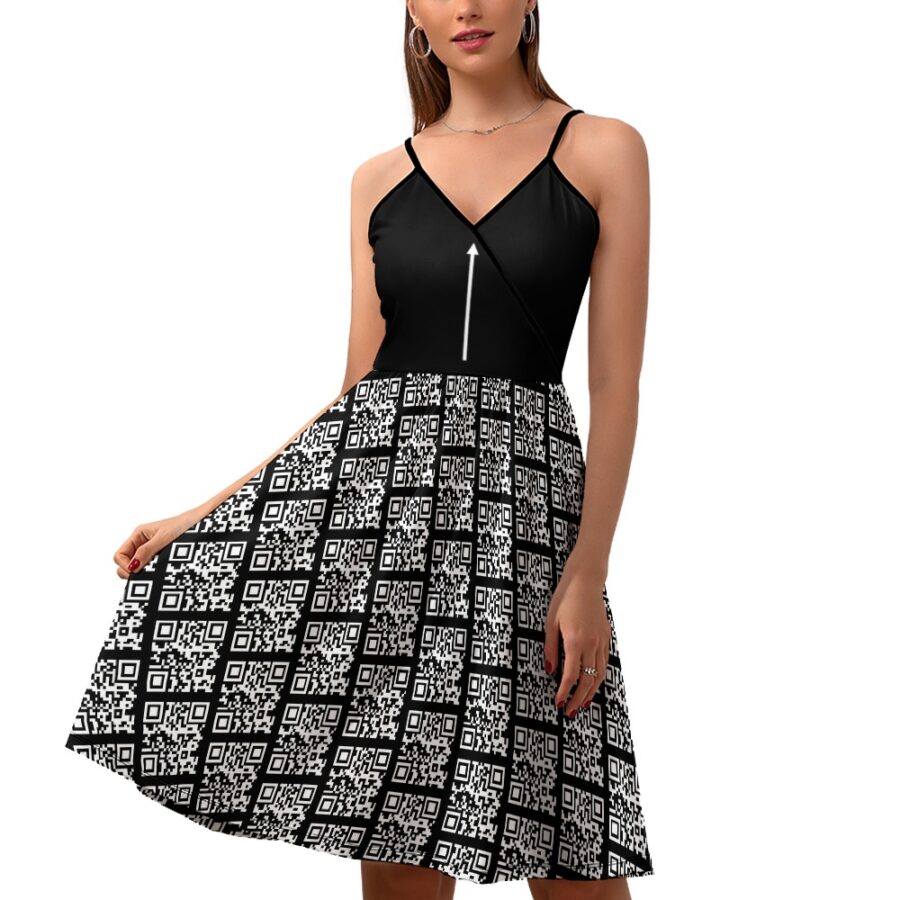 Women's Elegant Suspender Dress - Image 6