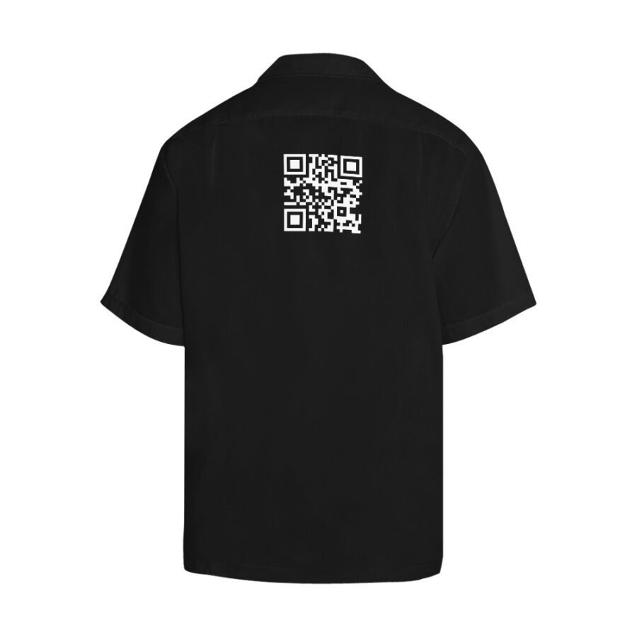SXAXIS™ Men's All Over Print Shirt (Model T58) | QR Code Streetwear & Interactive Fashion - Image 4