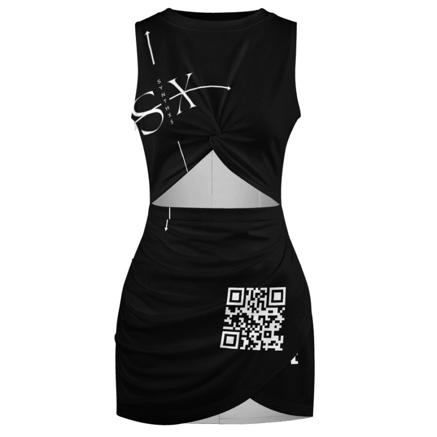 Navel-Baring Cross-Fit Hip Skirt - Image 4