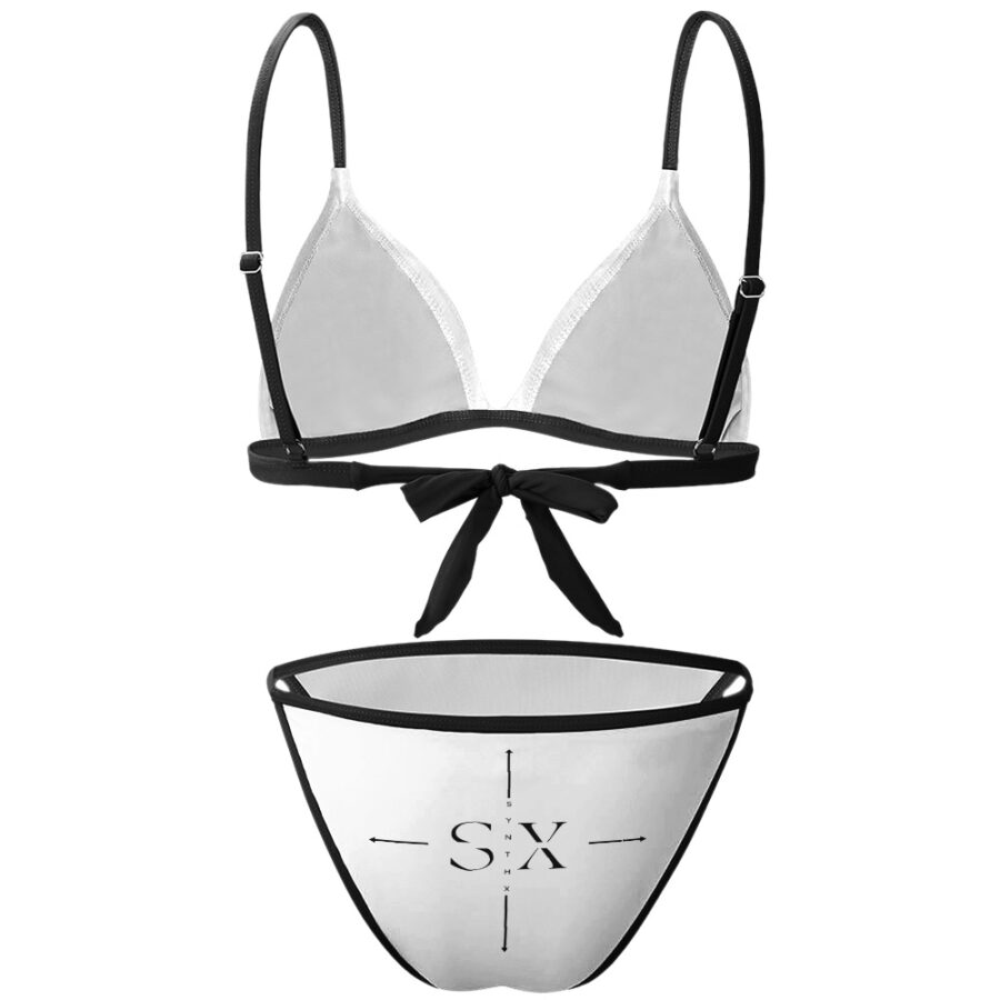 SXAXIS™ Sexy Two Piece Bikini Swimsuit | QR Code Streetwear & Interactive Fashion - Image 4