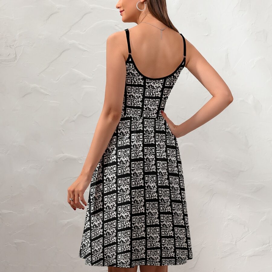 Women's Elegant Suspender Dress - Image 4