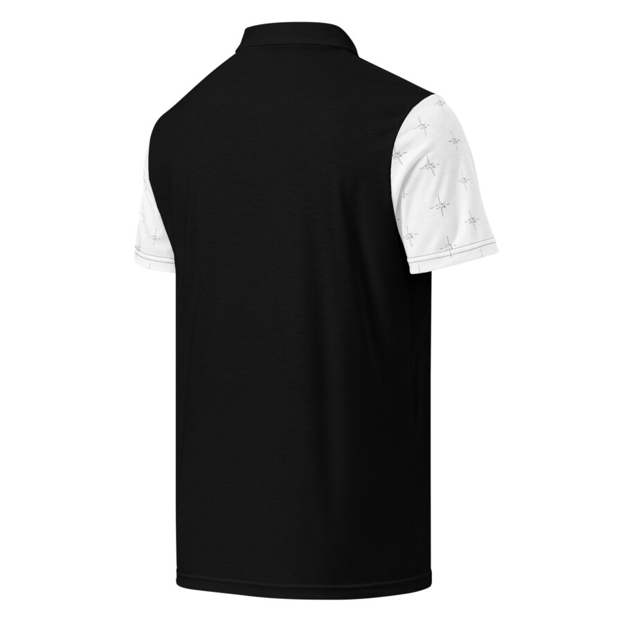 SXAXIS™ Men’s slim fit polo | QR Code Streetwear & Interactive Fashion - Image 2