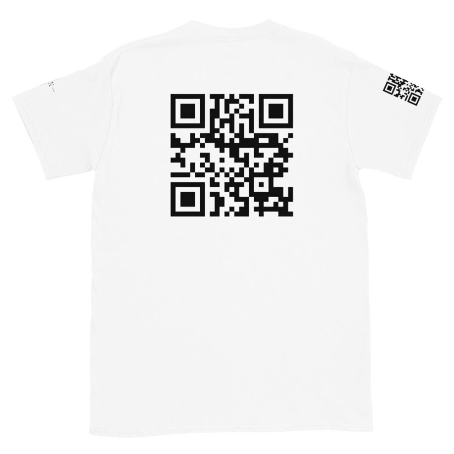 SXAXIS™ Short-Sleeve Unisex T-Shirt | QR Code Fashion & Interactive Apparel - Image 2