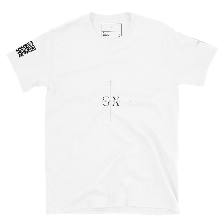 SXAXIS™ Short-Sleeve Unisex T-Shirt | QR Code Fashion & Interactive Apparel