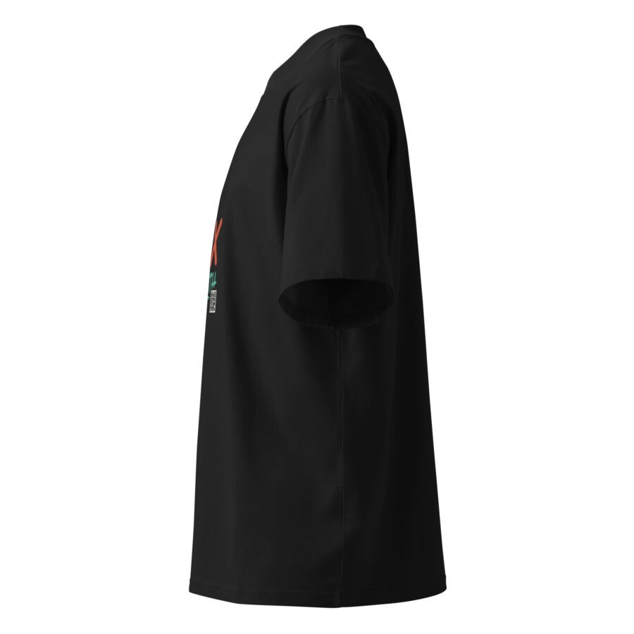 Unisex organic oversized high neck t-shirt - Image 8