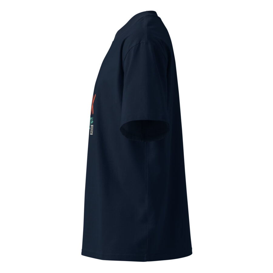 Unisex organic oversized high neck t-shirt - Image 4