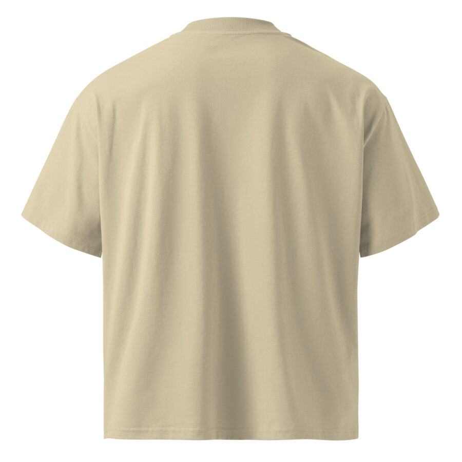 Unisex organic oversized high neck t-shirt - Image 14