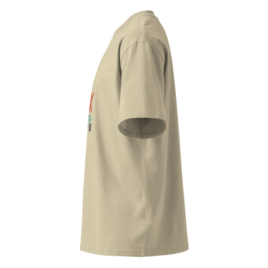 Unisex organic oversized high neck t-shirt - Image 16