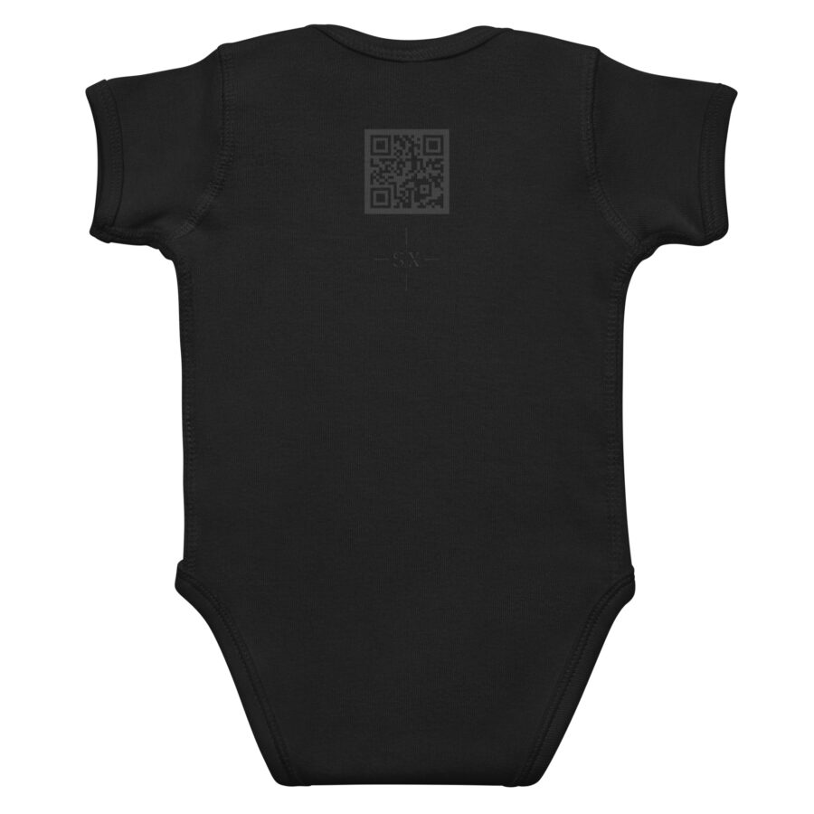 baby short sleeve bodysuit black back 687507edc0219.jpg
