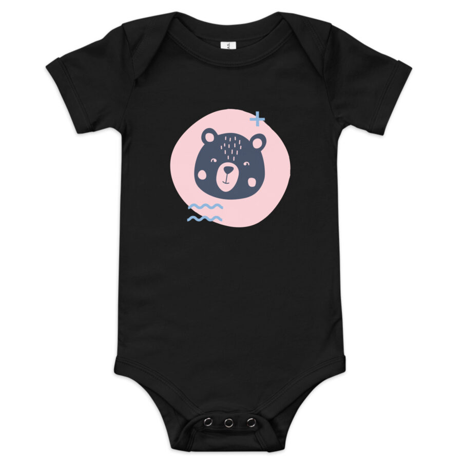 baby short sleeve one piece black front 687507d2bf41a.jpg