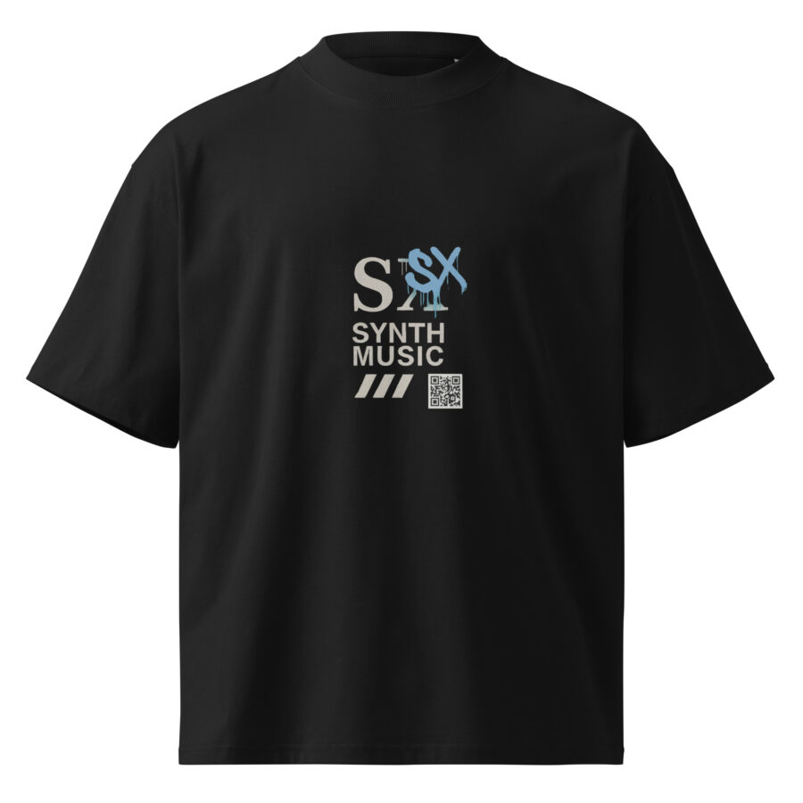 unisex organic oversized high neck t shirt black front 6875070204c72.jpg