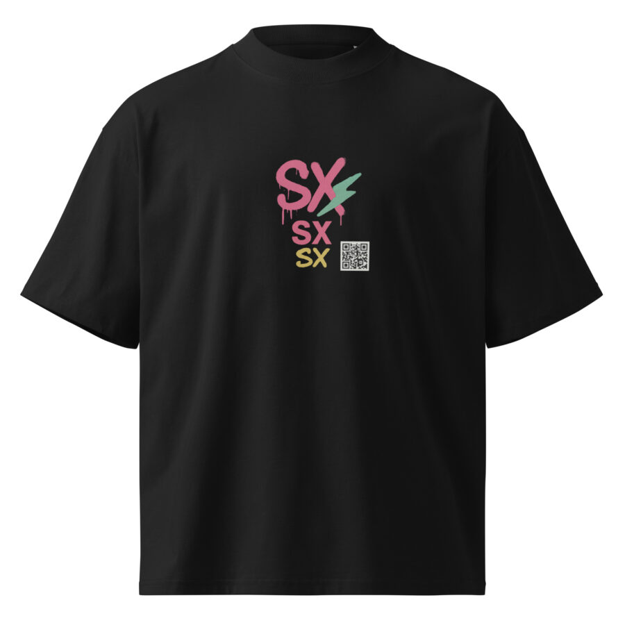 unisex organic oversized high neck t shirt black front 68750731d03e6.jpg