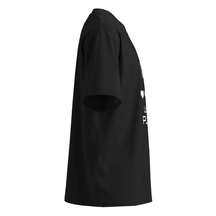 unisex organic oversized high neck t shirt black right 68750a7f8fb94.jpg