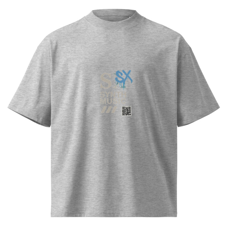 unisex organic oversized high neck t shirt heather grey front 6875070205fd1.jpg