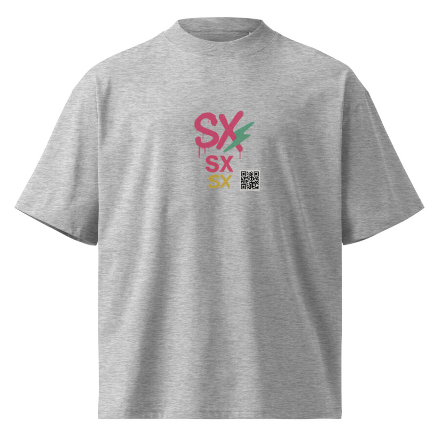 unisex organic oversized high neck t shirt heather grey front 68750731d1619.jpg